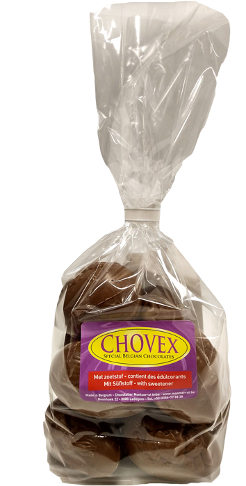 Chovex Figure creux Paques en sachet lait maltitol 150g